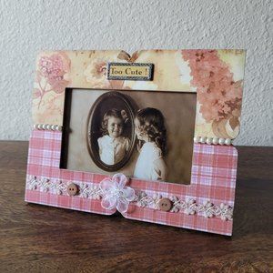 Vintage Shabby Chic Floral Frame